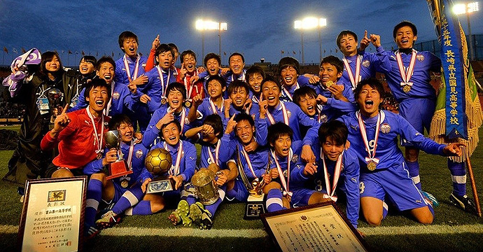富山第一優勝 第92回全国高校サッカー選手権大会